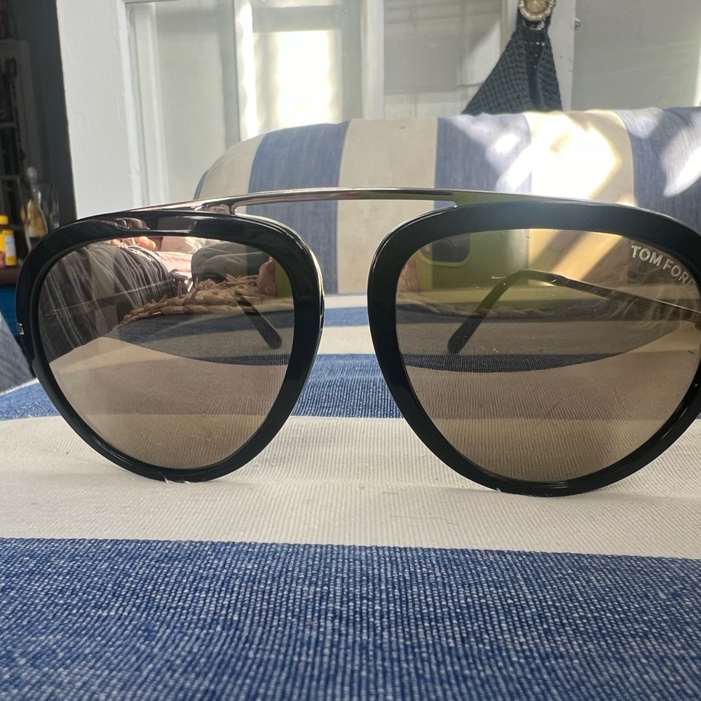 Tom Ford - Stacy Mirrored Aviator - Silver/Black